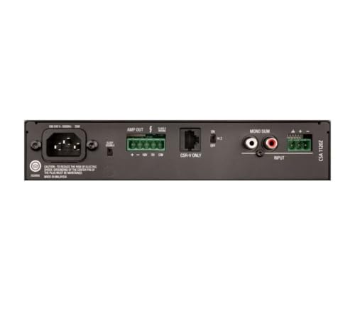 JBL Professional CSA1120Z Commercial Series Single-Channel 120-Watt Power Amplifier - size: 120-Watt, style: Single-channel
