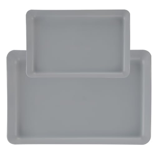 Soho Urban Artist Neutral Gray Artist Paint Palette - Small Butcher Tray Easy Clean Up Palette for Acrylics, No Stains and Paint Peels Off Once Dried - 8" x 12" x 1" - size: 12" x 8" x 1"