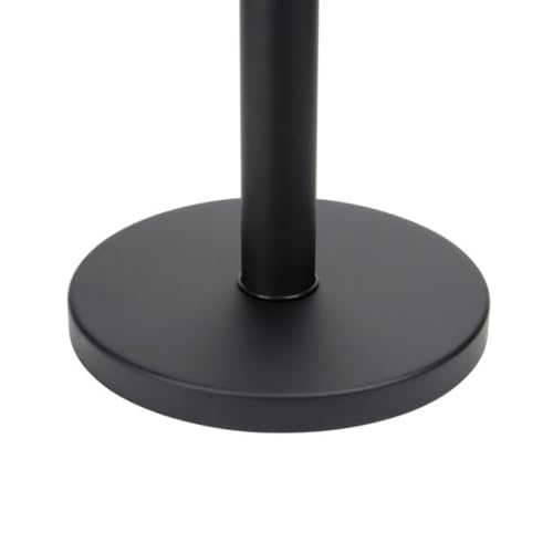 Soro Essentials- 34" Black Stainless Steel Stanchion Post with 6-1/2' Retractable Belt Set of 2- Crowd Control Barrier Ideal for Crowd Guidance in High Traffic Areas Control Places Easy Connect