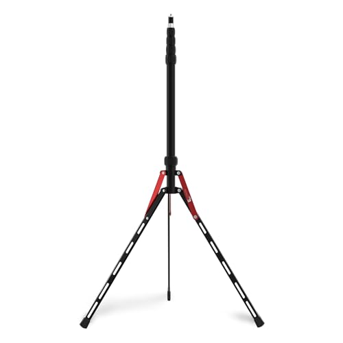 REFLEX CAMERA Aluminum Travel Light Stand 7ft 3" - 88" - Lightweight, Compact & Portable 3/8" 1/4" Screw, Photography & Lighting Light Stand for Photography, Flashguns, Softboxes & Background Lighting