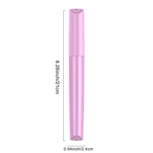 Plastic Travel Toothbrush Cover Portable Toothbrush Box, Breathable Design with Air Hole More Container Toothbrush Tube Container for Home Daily Travel Camping School Business Trip (Pink) - color: Pink