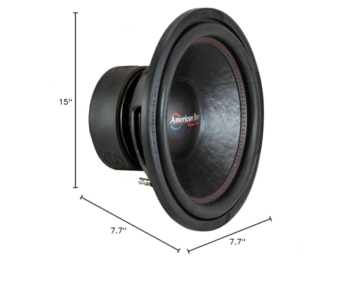 American Bass XD 15" 4 Ohm 2000 Max Watts Car Subwoofer - size: 15 Inch