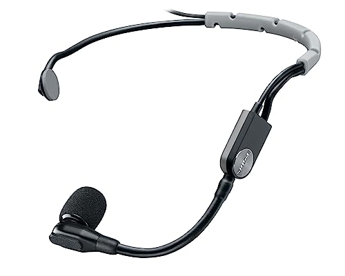 Shure BLX14R/SM35 Rack-Mount Headset Audio System H9 Band (512–542 MHz) – BLX4R Receiver, BLX1 Bodypack & SM35 Cardioid Headworn Mic, Up to 14 Hr Battery, 300 ft Range - style: H9 Band (512-542 MHz)