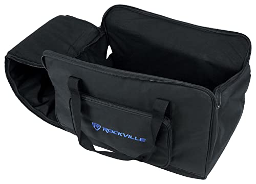 Rockville Tb10 V2 Padded Speaker Bag Carry Case For 10" DJ Pa Speakers+Stand