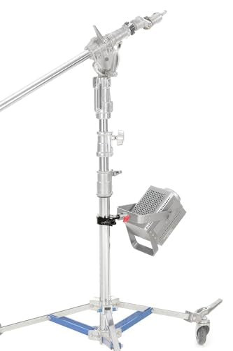 PHOCUS Half Coupler Clamp with 5/8" Baby Pin, Heavy Duty Truss Clamp on Round Tube for Supporting Photography Video Light Studio LED Ring Light (Clamp Range: 40-50mm) (Pack of 2) - size: Clamp Range: 40-50mm (Pack of 2)