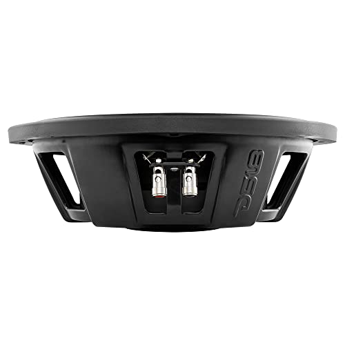 DS18 PSW12.4S 12" Shallow Mount Subwoofer 1200 Watts Max Power 600 Watts RMS Single Voice Coil 4 OHMS Water Resistant - Best Sub for Tight Spaces in Car & Trucks - 1 Speaker - style: 12" Single Voice Coil 4 Ohm