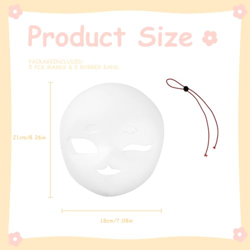 Blank DIY Therian Masks, Face Mask to Hand-Painting, Fursuit Head Base Furry Therian Mask, Costume Props for Cosplay - color: C-1