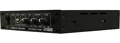 Earthquake Sound XJ-300ST Home Audio 300W Class J Stereo Modular Power Amplifier - Mono, 2, and 2.1 Channel for Passive Speakers, Subwoofers, and Tactile Transducers