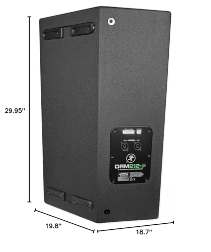 Audiosavings Bundle: Mackie DJ Package (4) DRM212-P 12" Passive Speakers Bundled with (2) Air Assist Mounts, (2) DP Mount for (2) 8" 10" or 12" PA Speaker Cabinets and (2) 18" Subs (10 Items)