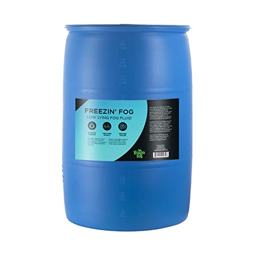 Freezin Fog - Outdoor Low Lying Ground Fog Fluid - For Halloween, Theatrical Effects, Haunted Attractions - size: 55 Gallons