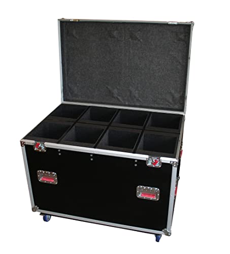 Gator Cases G-TOUR LEKO-S4 ATA Leko Style Lighting Fixture Case - color: Black, size: 10" x 10" x 32"