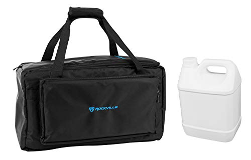 Rockville R1200L Fog Machine with RGB LED Lights/Strobe Bundle with BAG1200 | 12000 CFM Output, 7-Channel DMX, For DJ/Bar/Karaoke, Remotes, Sound Activated, BAG1200 Waterproof Travel Bag, 2-Items