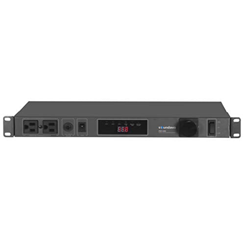 PMX-3300 Power Conditioner and Surge Sequencer 10 Protected Outlets and 3 Zones 15A with LED Voltmeter Display & Pullout Light (Grey) - color: GRAY (PMX-3300)