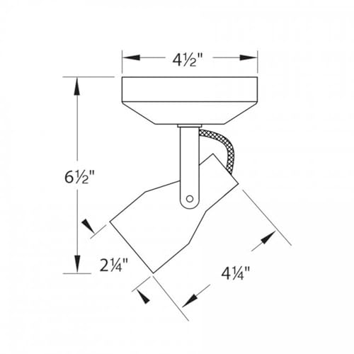 WAC Lighting, LED Monopoint 007 Spot Light in White - color: White, style: LED
