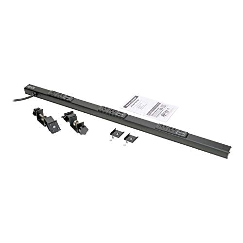Tripp Lite 6 Outlet Power Strip with USB-A Charging (9.3A), NEMA 5-15R Outlets, 120V, 15A, 10 ft. Cord, 5-15P Plug, Black (PSC360610USBB) - style: 6 Outlet, 10ft Cord, USB