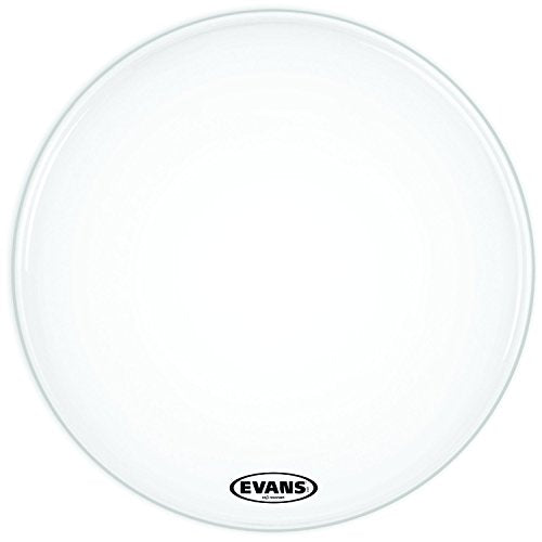 Evans EQ3 Resonant Smooth White Bass Drum Head, No Port, 16 Inch - size: 16 Inch, style: White