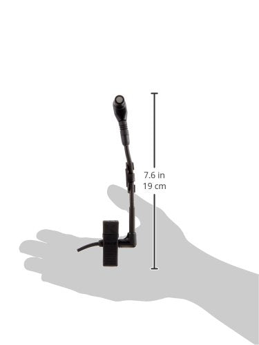 Shure Wireless BETA 98H/C Microphone - Miniature Instrument Mic with TA4F 4-pin mini XLR Connector, Cardioid Condenser, Clip-on with Gooseneck for Sax/Brass or Rim of Percussion (WB98H/C) - style: Wireless - TA4F (4-pin mini XLR)