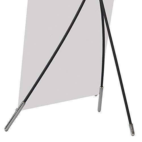 Vispronet Mini Desktop X-Banner Stand – Fits 9.8in x 15.7in Graphics, 5-Piece Vertical Banner Stand for Countertops and Tables, Trade Show Supplies for Promotional Events or Retail Displays - size: 5 pieces