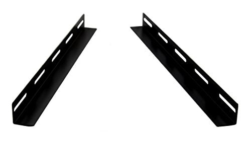 Server Rack Open Frame Rack 4 Post 19 inch Adjustable Server/Audio Rack Cold Rolled Steel with 3 Shelves (42U,24Depth) - size: 42U--24’’Depth