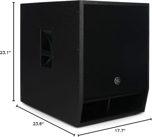 Yamaha DXS15XLF 15-inch 1600W Powered Subwoofer - color: Black, size: DXS15XLF, style: Powered Subwoofer
