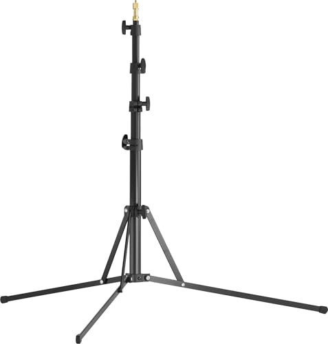 Kupo Handy Stand, Compact Travel Stand with 5 Sections, Maximum Height 7.4', Ultra-Compact Folded Length 19.2", Lightweight Aluminum Design, Silver (KS041011)