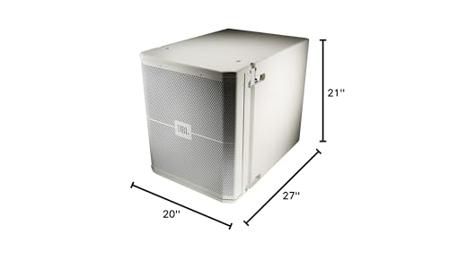 JBL Professional Bass Reflex Subwoofer, 15 Inch, White (VRX915S-WH), 15" Passive - color: White, size: 15-inch Passive Subwoofer