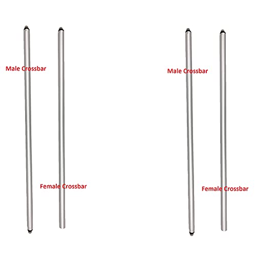 Pipe and Drape Backdrop Photobooth Wedding Party Convention Tradeshow Kit Framework ONLY (Cross Bar 7'-12') - size: Cross Bar 7'-12'