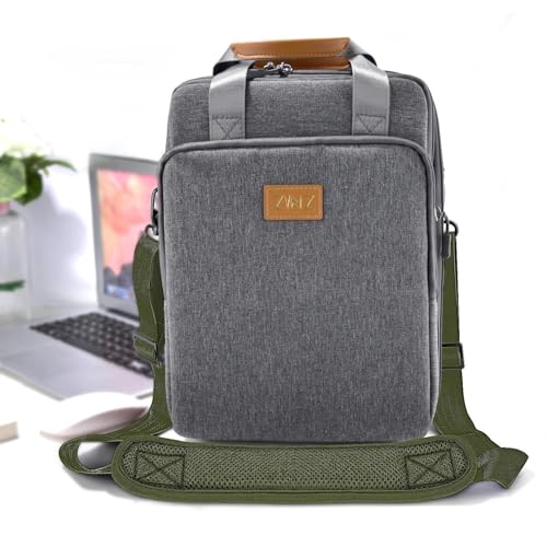 ZINZ Shoulder Strap 58" Ultra-Thick Fixed Padded and Adjustable Buckles Crossbody Strap for Briefcase Laptop Bag Luggage - color: Army Green
