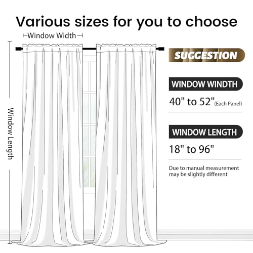 SimpleHome Golden Brown Velvet Curtains 84 Inch for Living Room Rod Pocket | Luxury Blackout Velvet Curtains,Thermal Insulated 2 Panels Room Darkening Drapes,Velvet Bedroom Curtains,W40 x L84,2 Panels - color: Golden Brown, size: 40"W x 84"L (Pack of 2)