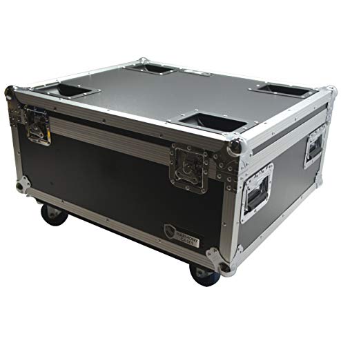 16 Space Slim Par Light Flight Case Slimpar Can Road Case Harmony Cases | DJ lighting fixture transport, stage gear travel storage, event production equipment protection, mobile entertainer hauling