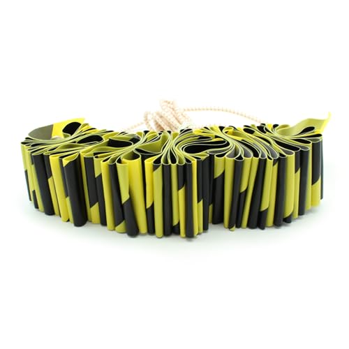 TEMO 3-5m Z-Barrier, High-Visibility Portable Barrier Multi-Use Barricade | Quick And Easy To Install | Strong Seismic And Wind Resistance | Suitable For Indoor And Outdoor Events, Warning Signs - size: 3-5 meters