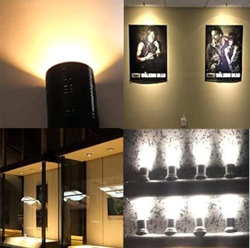 YaeCCC 6pcs Mini Spotlight for Display, Small LED Mini Spotlight Indoor - color: Pack-6,Daylight 6400k