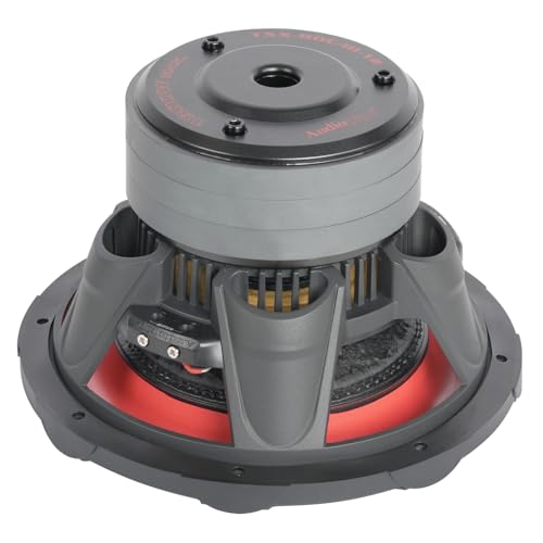 Audiopipe 12" Triple Stack Composite Cone Subwoofer (TXX-BDC-III-12), Superior Performance, 1800W, 3 Magnets, BASV Voice Coil, Aluminum Basket, Multi-Connect, Non-Press Paper Cone, 2 x 4 Ohms - size: 12 Inch, style: 3 Stack (2*4 Ohms)
