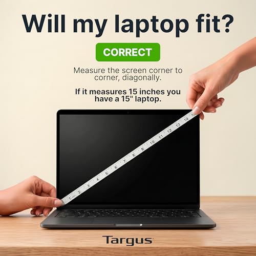 Targus 15-16 Inch Slim Lightweight Laptop Briefcase, Black - Messenger and Shoulder Bag with Padded Compartment and Trolley Strap for 16" Laptops (TCT027US) - color: Black, size: 16 inch
