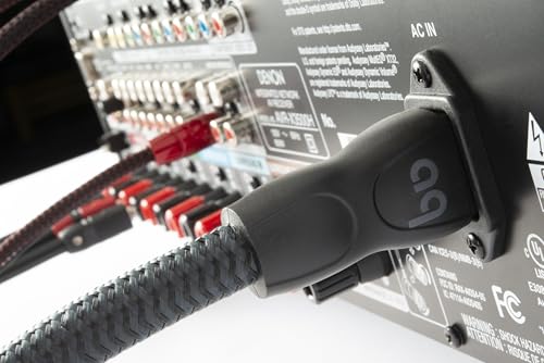 AudioQuest PQ303NA PowerQuest 303 12 Outlet Surge Protector with an AudioQuest NRGY3US01 1.0M Low-Noise AC Power Cable (2023) - size: 303NA, style: NRGY3