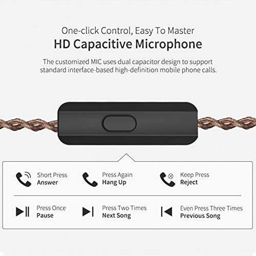 KZ ZS10 Pro 4BA+1DD in Ear Monitor Headphones 5 Driver HiFi Metal Earbuds Headphone Noise Cancelling IEM Earphone with 2 Pin Detachable Cable - size: With Mic