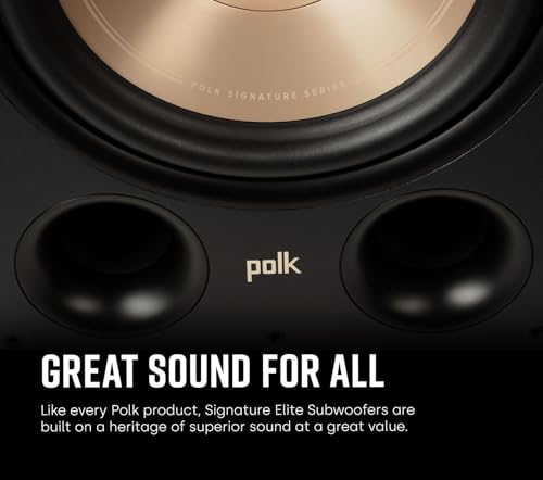 Polk Audio Signature Elite ES12 Powered Subwoofer, Stunning Black - size: ES12