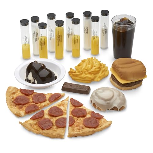 Nasco WA27541 Realistic Favorites Food Replica Kit with Lipo-Visuals, Artificial Food Props - Fake Food Displays, Made in USA