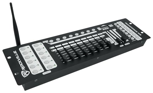 American DJ Vizi Beam RX2 Bundle: Moving Head Light GOBO with 2 Degree Beam, Wireless DMX, ROCKFORCE W2 192-Channel Wireless DMX Controller, 2-Items