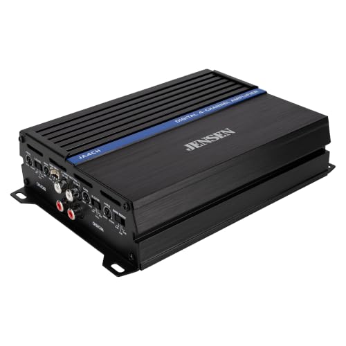 Jensen JA4CH 4-Channel Class-D Car Amplifier 1,000W Peak CTA-2006-D Certified - style: 4 Channel