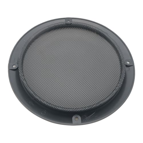 6.5 Inch Black Subwoofer Grille Protective Cover with Fixing Screws Home Audio Accessories Suitable for Domestic/Car Speakers