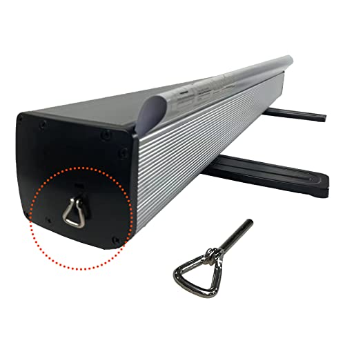 NANYANG 60"x80" Heavy Duty Retractable Roll Up Banner Stand,for business trade show,store sign display Stand with Padded Canvas Bag (Stand Only) - size: 63"x80-94"