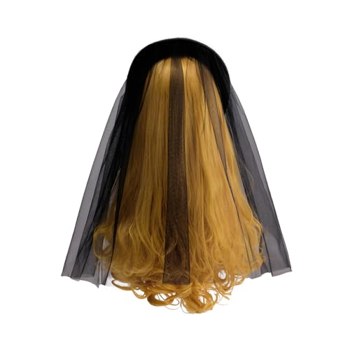 RoleplayCos Tudor French Hood Queen Anne Boleyn Costume Hat Headwear Elizabethan Renaissance Headband Headpiece - color: Blue