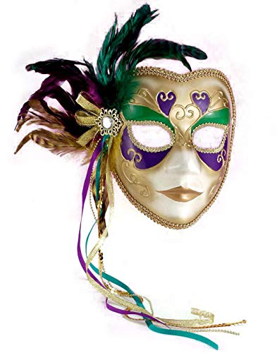 Mardi Gras Masquerade Full Venetian Female Mask