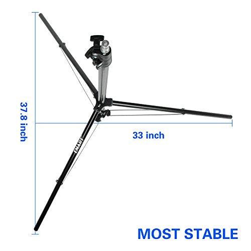 EMART 8.5 Ft Light Stand for Photography, Speedlight, Flash, Softbox-2 Pack | Portable Photo Video Lighting Tripod for Strobe, Camera, Selfie, Photographic Portrait