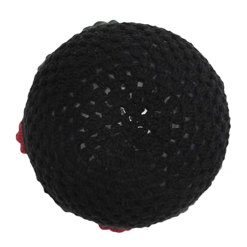 ZLYC Women Cotton Crochet Slouchy Beanie Hat Handmade Knit Summer Skull Cap | Lightweight breathable,boho casual chic look,travel photos festival party,café commute daily wear,beach concert gathering - color: Colorful Flower Black