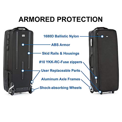 Think Tank Production Manager 40 V2.0, 2-Wheel Rolling Camera Case - Black, 40" - color: Black, size: Rolling Production Manager 40