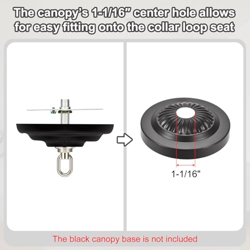 2 Set 4" Universal Light Fixture Cross Bar Kit 1/4 IP Nickel | Center Ceiling Light Plate Mounting Hardware Repair Set - color: Nickel Color