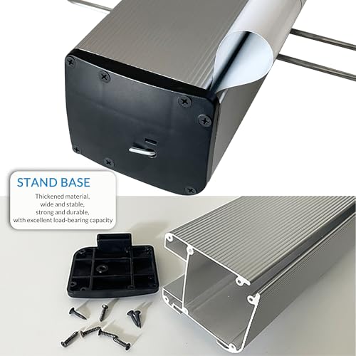 NANYANG 24" x72-80 Heavy Duty Retractable Roll Up Banner Stand,for business trade show,store sign display Stand (STAND ONLY) - size: 24"x72"