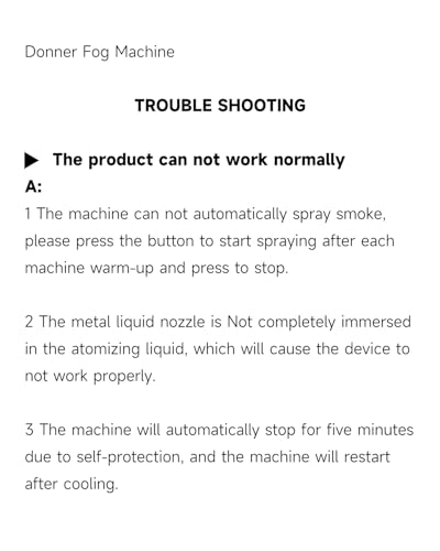 Donner Fog Machine with 13 Colors, 500W 2000CFM Party Smoke Machine with RGB LED Light, Indicate Light with 2 Wireless Remote Controls, Manual Spray Fog, for Halloween Festival Wedding Indoor Use